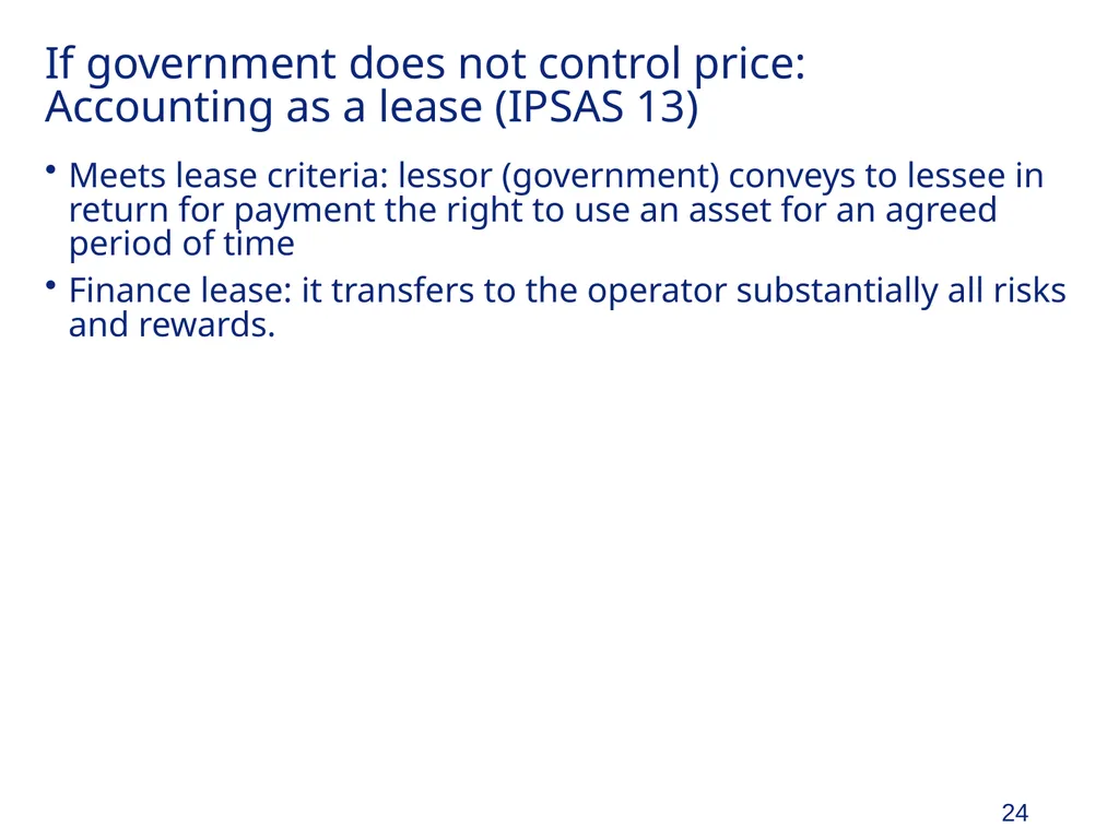 Organization and Accounting for PPPs and - slide 24 of 28