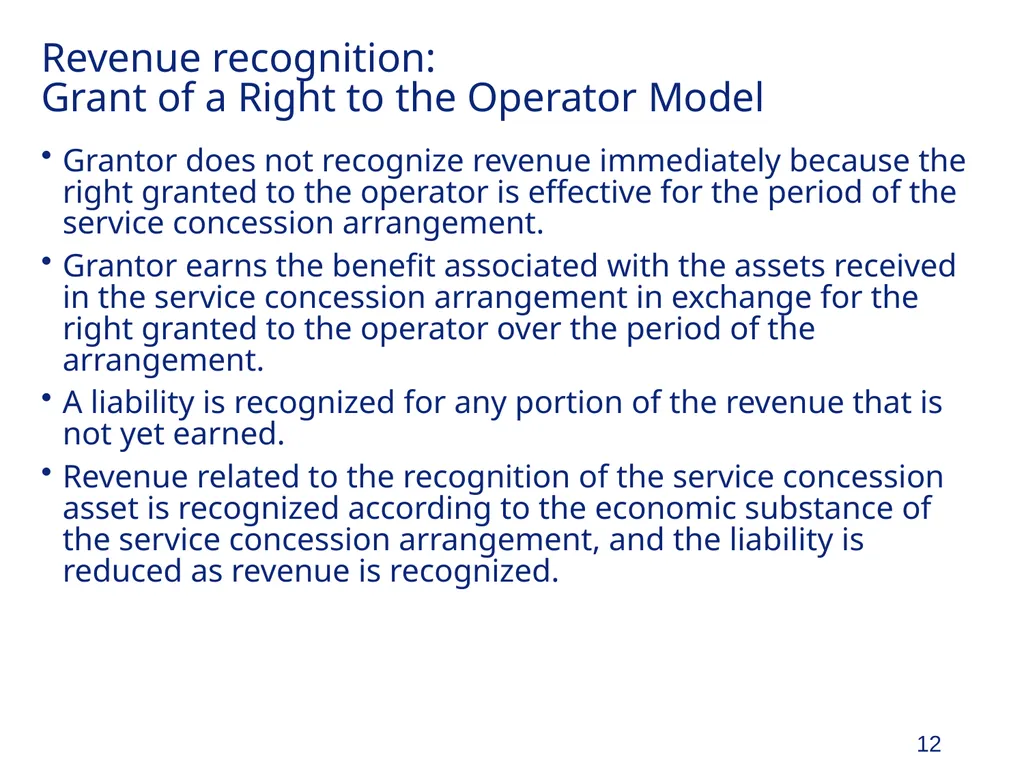 Organization and Accounting for PPPs and - slide 12 of 28