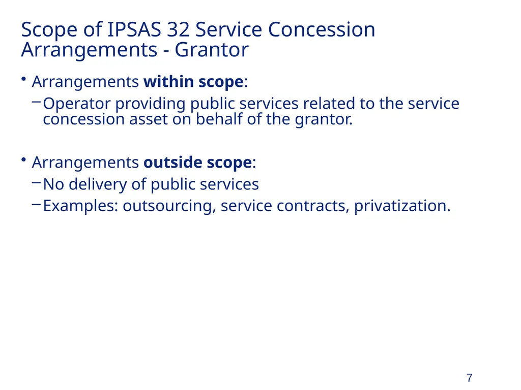 Organization and Accounting for PPPs and - slide 7 of 28