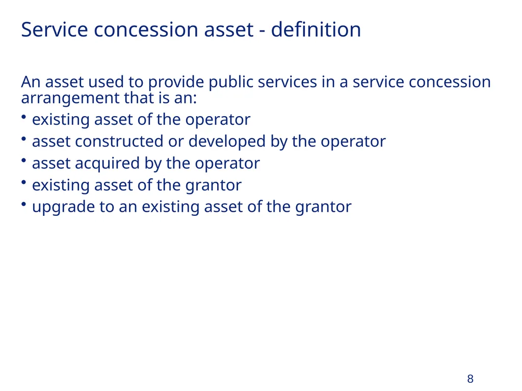 Organization and Accounting for PPPs and - slide 8 of 28