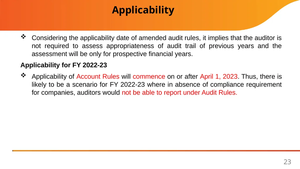 Implementation Guide on Reporting under Rule 11(g) - slide 23 of 49