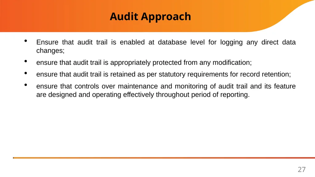 Implementation Guide on Reporting under Rule 11(g) - slide 27 of 49