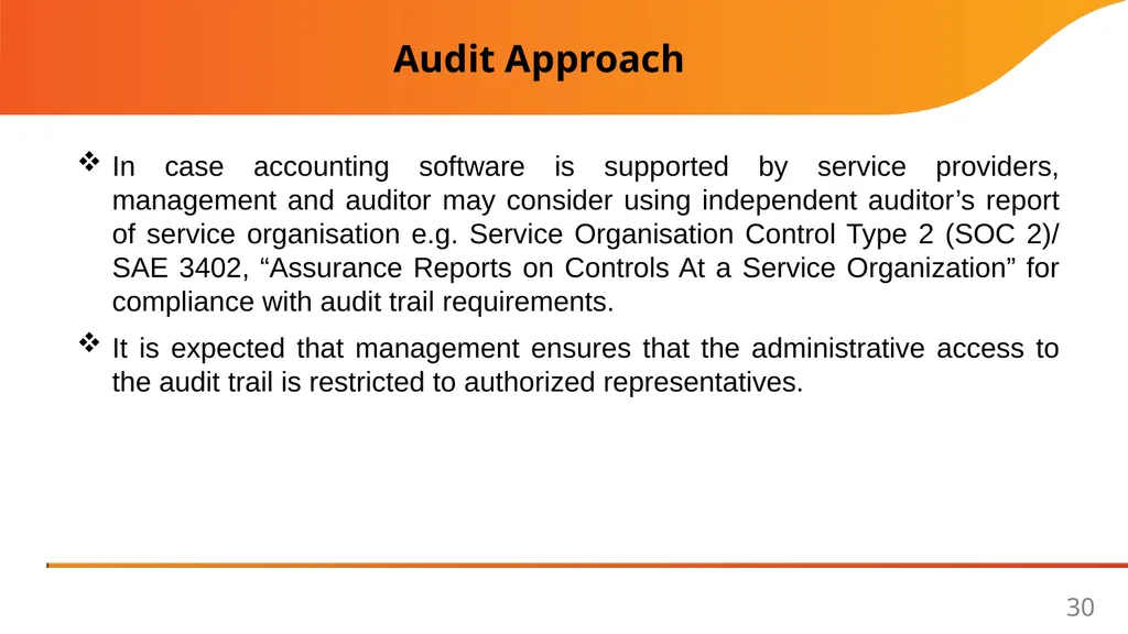 Implementation Guide on Reporting under Rule 11(g) - slide 30 of 49