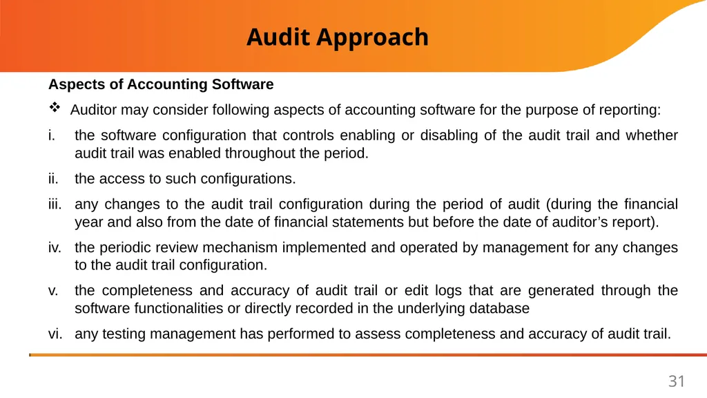Implementation Guide on Reporting under Rule 11(g) - slide 31 of 49