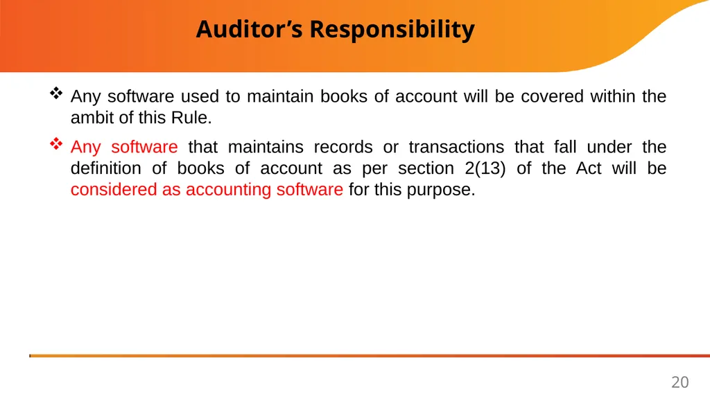 Implementation Guide on Reporting under Rule 11(g) - slide 20 of 49