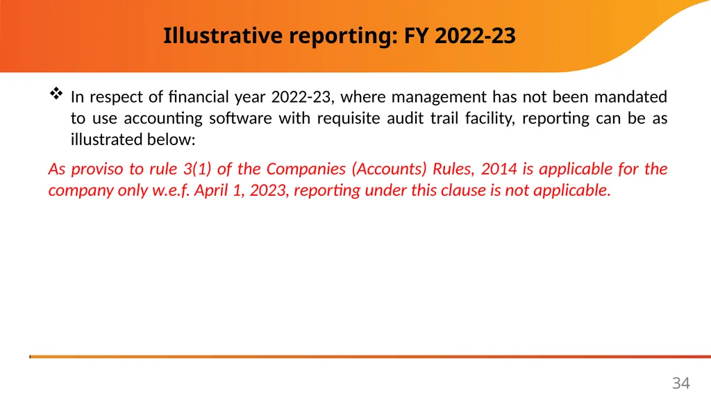 Implementation Guide on Reporting under Rule 11(g) - slide 34 of 49