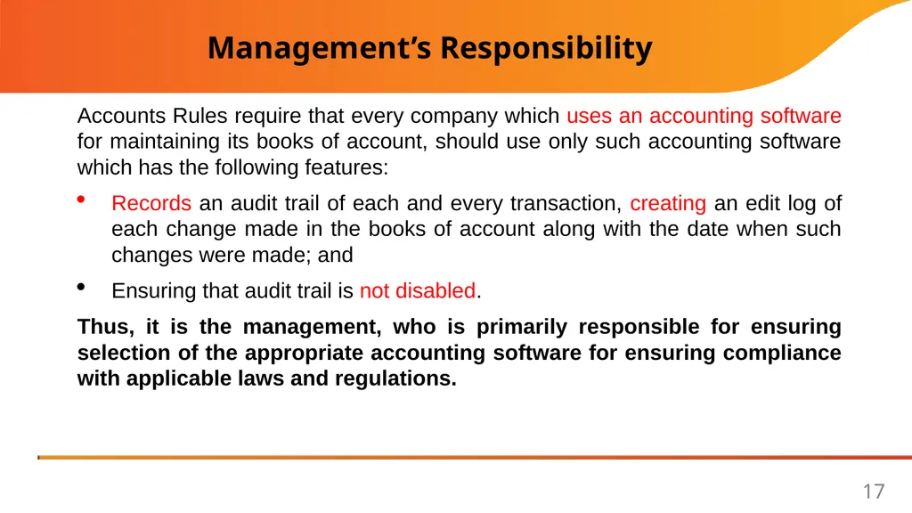 Implementation Guide on Reporting under Rule 11(g) - slide 17 of 49