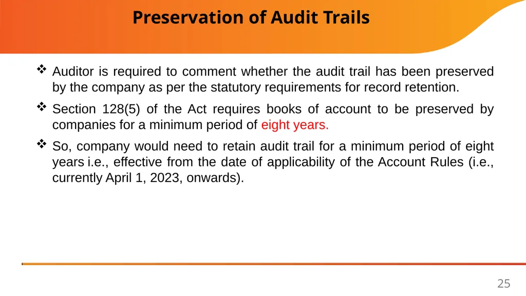 Implementation Guide on Reporting under Rule 11(g) - slide 25 of 49