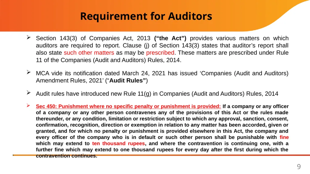 Implementation Guide on Reporting under Rule 11(g) - slide 9 of 49