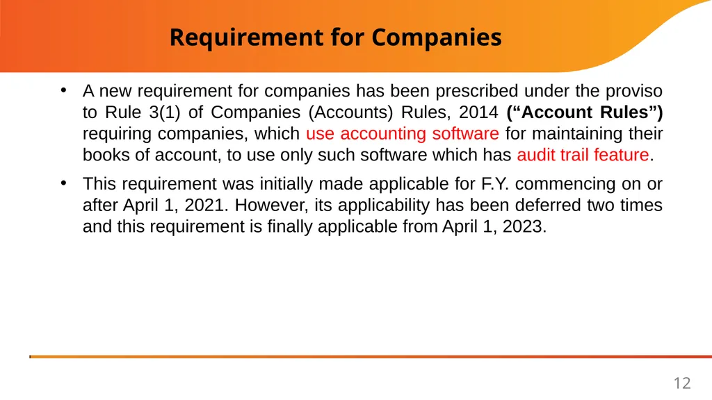 Implementation Guide on Reporting under Rule 11(g) - slide 12 of 49