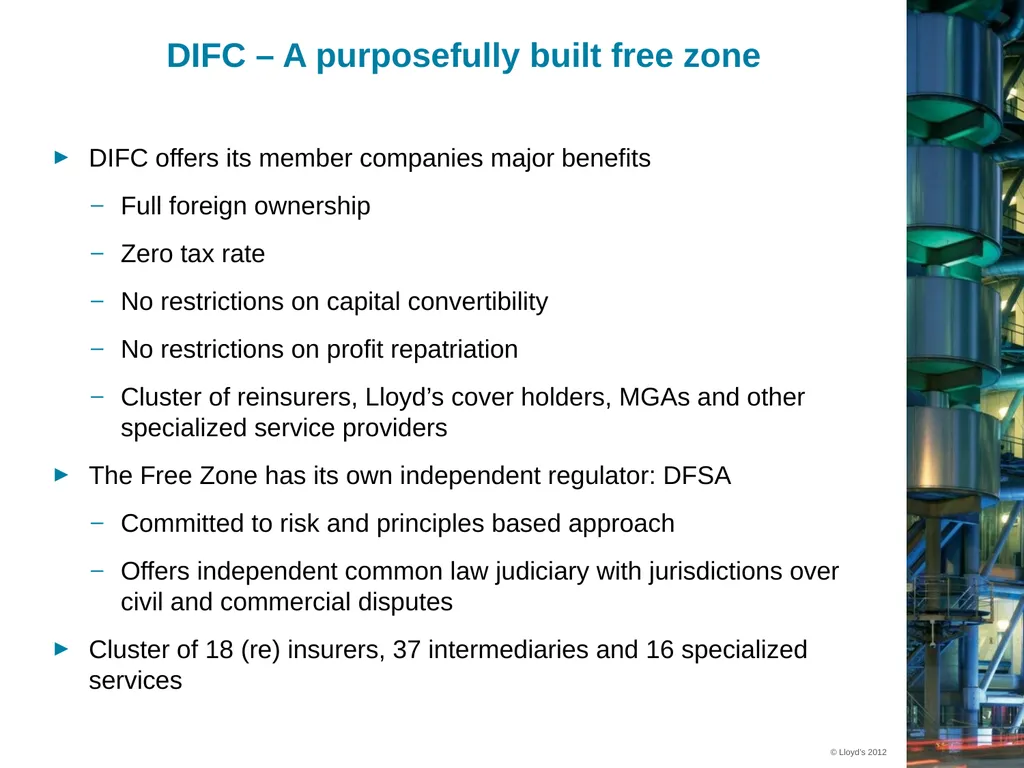 Current issues in General Insurance Reinsurance – - slide 7 of 9