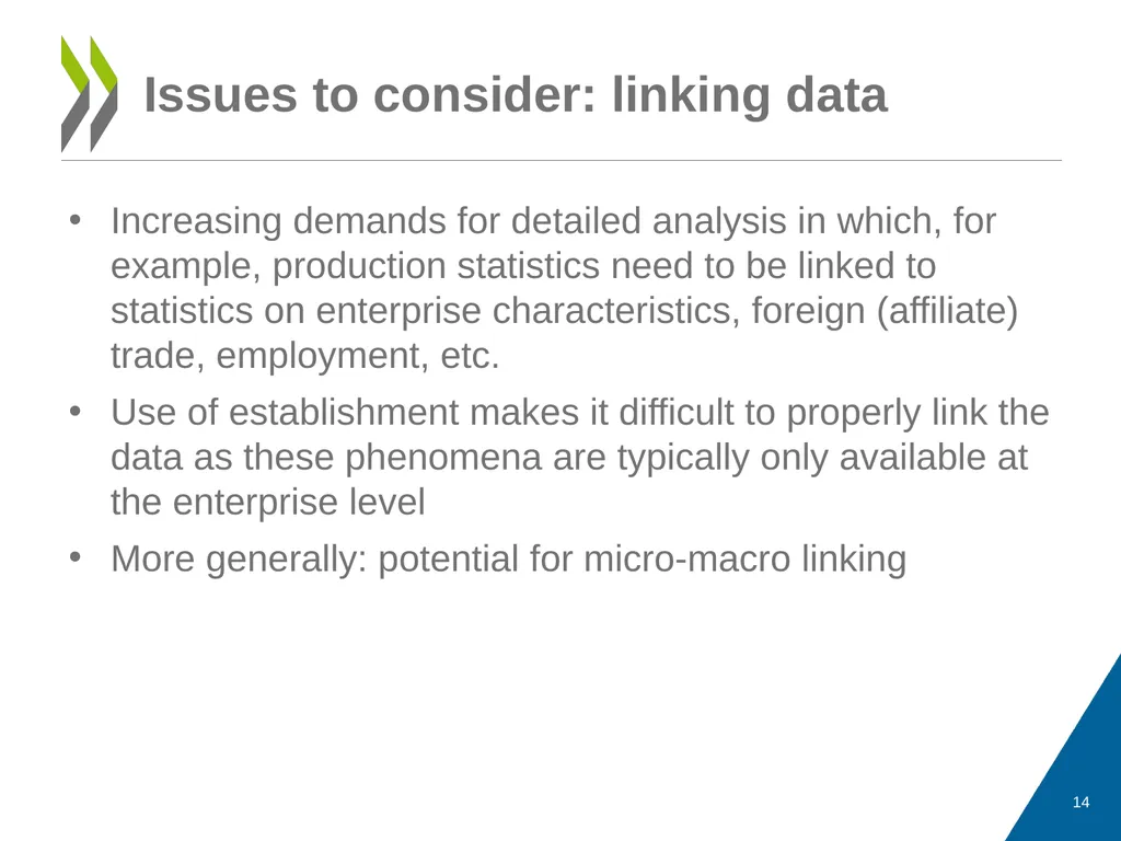 statistical units in describing the production - slide 14 of 17