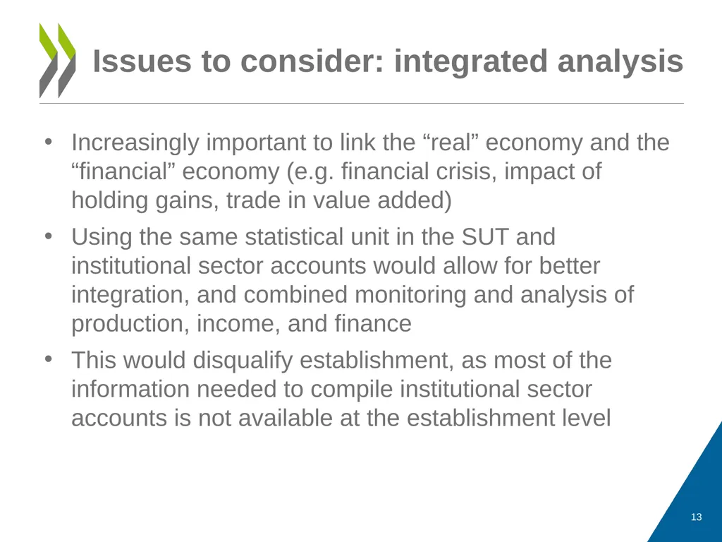 statistical units in describing the production - slide 13 of 17