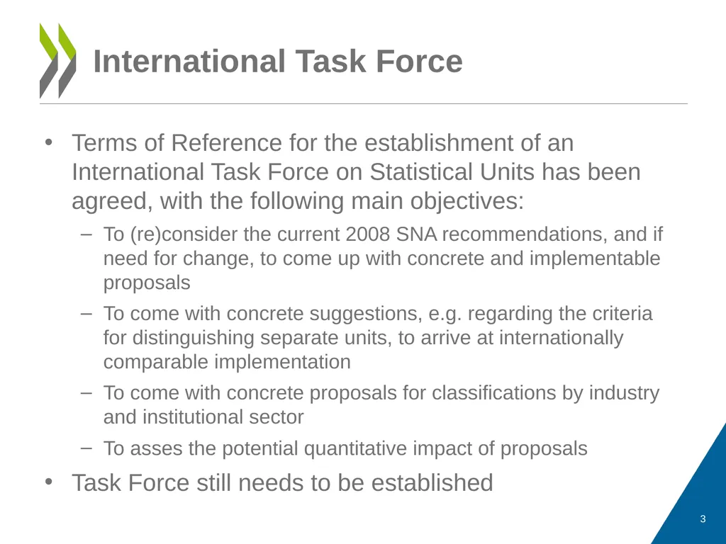 statistical units in describing the production - slide 3 of 17