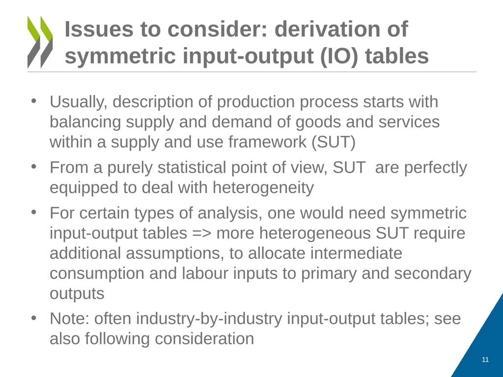 statistical units in describing the production - slide 11 of 17