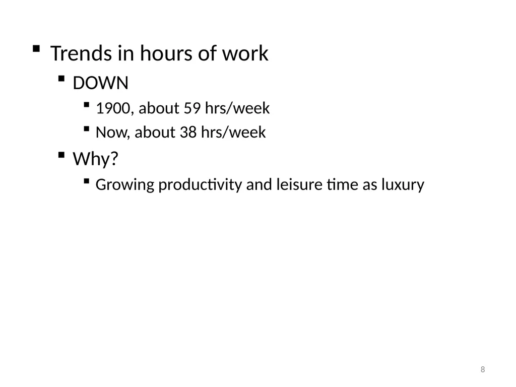 Employment Trends 1 Trends in employment level - slide 8 of 8