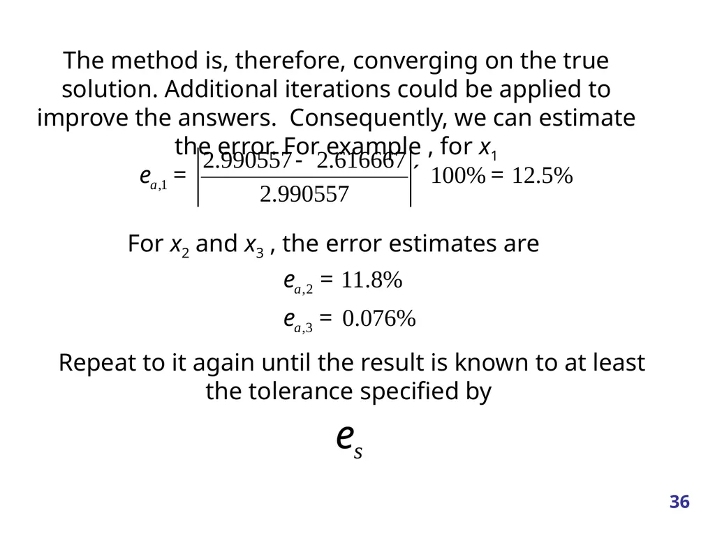 Linear Systems – Iterative methods Jacobi Method - slide 36 of 69