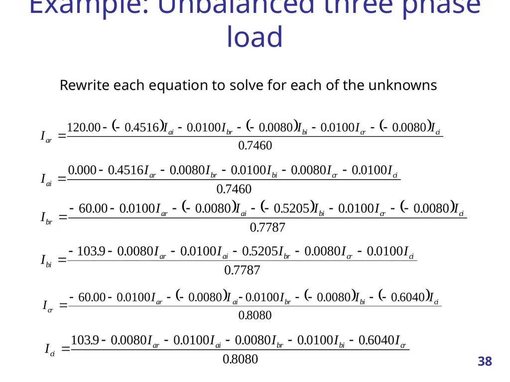 Linear Systems – Iterative methods Jacobi Method - slide 38 of 69