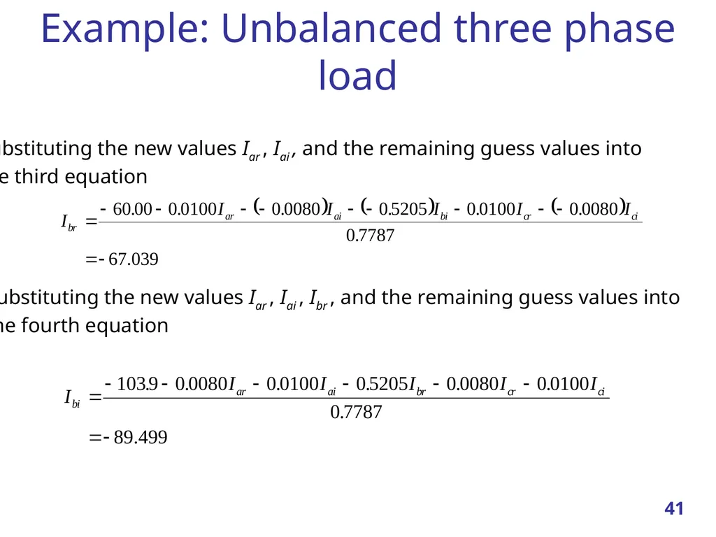 Linear Systems – Iterative methods Jacobi Method - slide 41 of 69