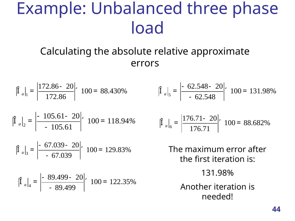 Linear Systems – Iterative methods Jacobi Method - slide 44 of 69