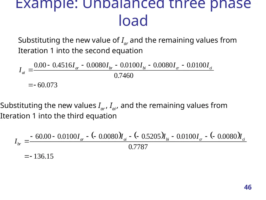 Linear Systems – Iterative methods Jacobi Method - slide 46 of 69