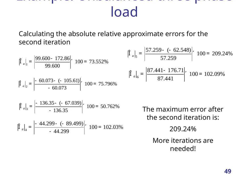 Linear Systems – Iterative methods Jacobi Method - slide 49 of 69