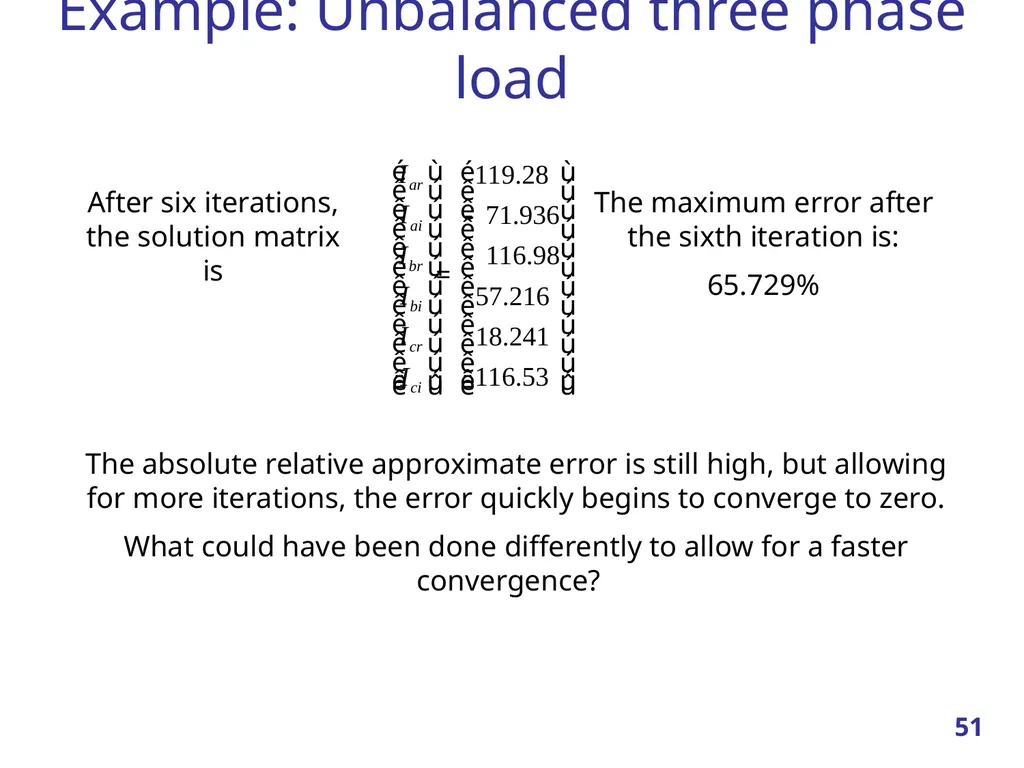 Linear Systems – Iterative methods Jacobi Method - slide 51 of 69