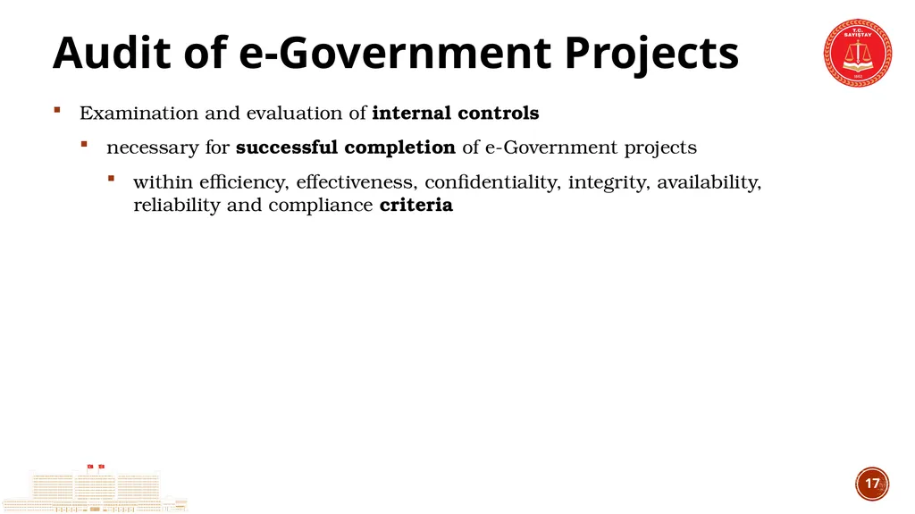 TCA’s Experience in IT Audit IT Audit Group - slide 17 of 29