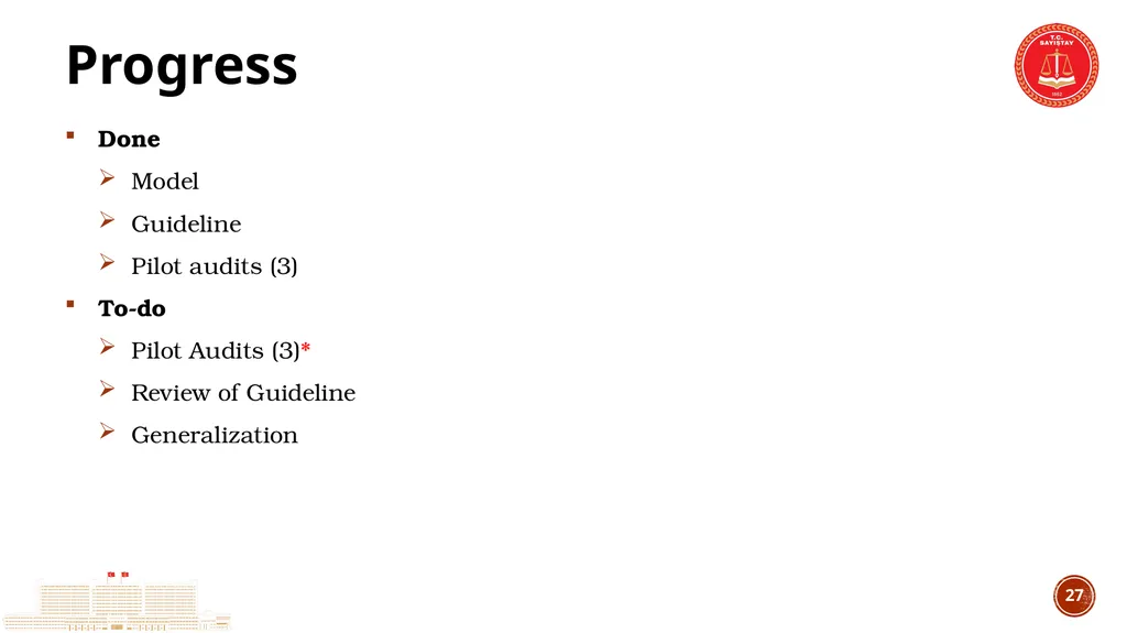 TCA’s Experience in IT Audit IT Audit Group - slide 27 of 29