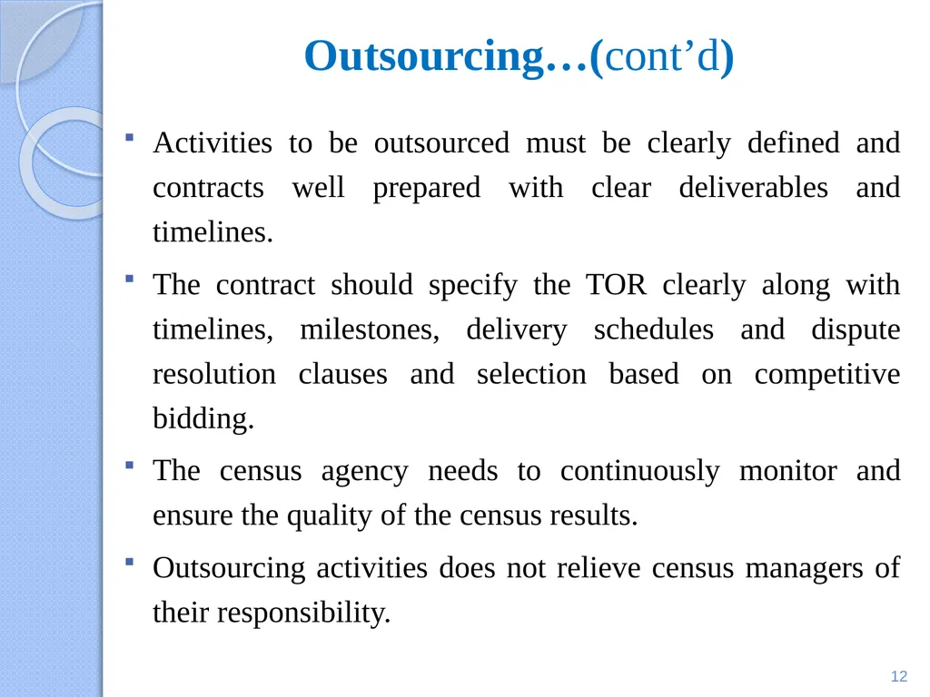 Eloi OUEDRAOGO Statistician, Agricultural Census - slide 12 of 33