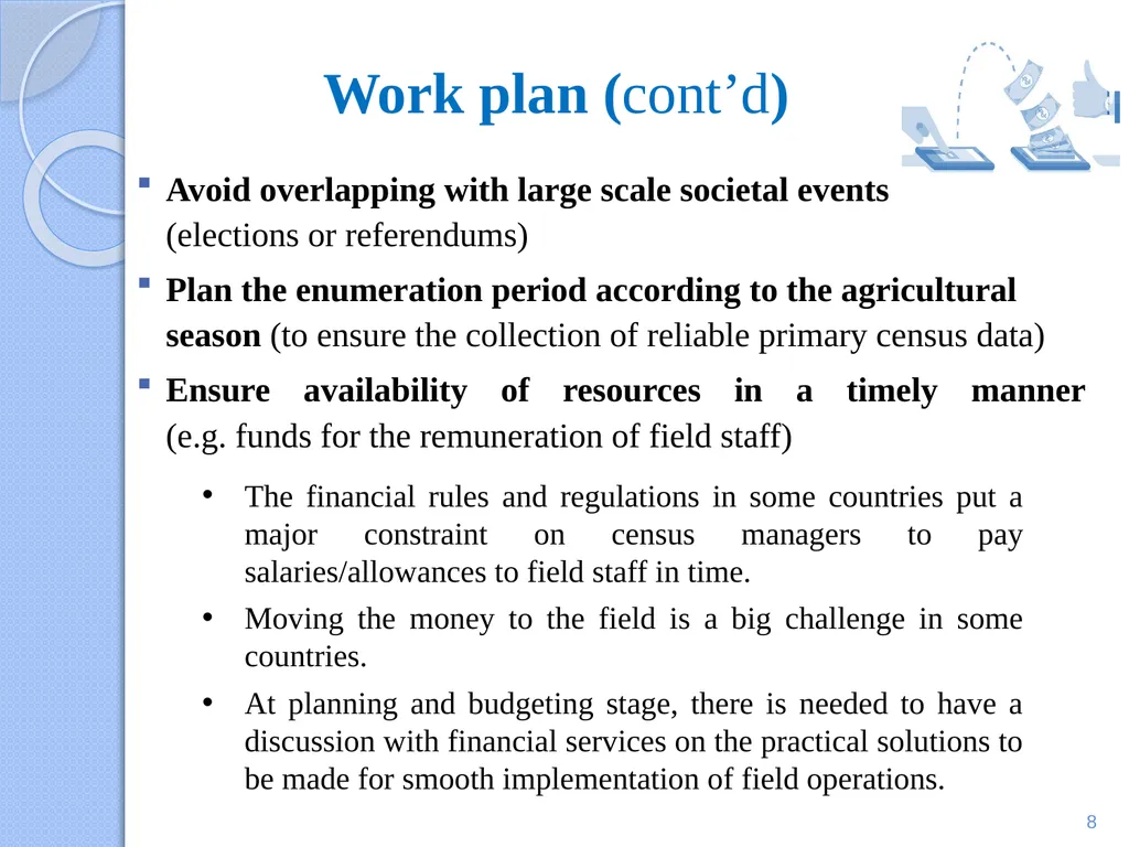 Eloi OUEDRAOGO Statistician, Agricultural Census - slide 8 of 33