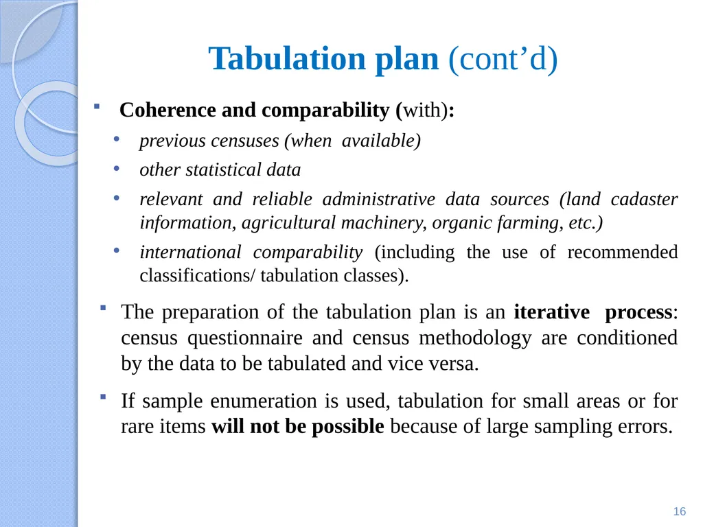 Eloi OUEDRAOGO Statistician, Agricultural Census - slide 16 of 33