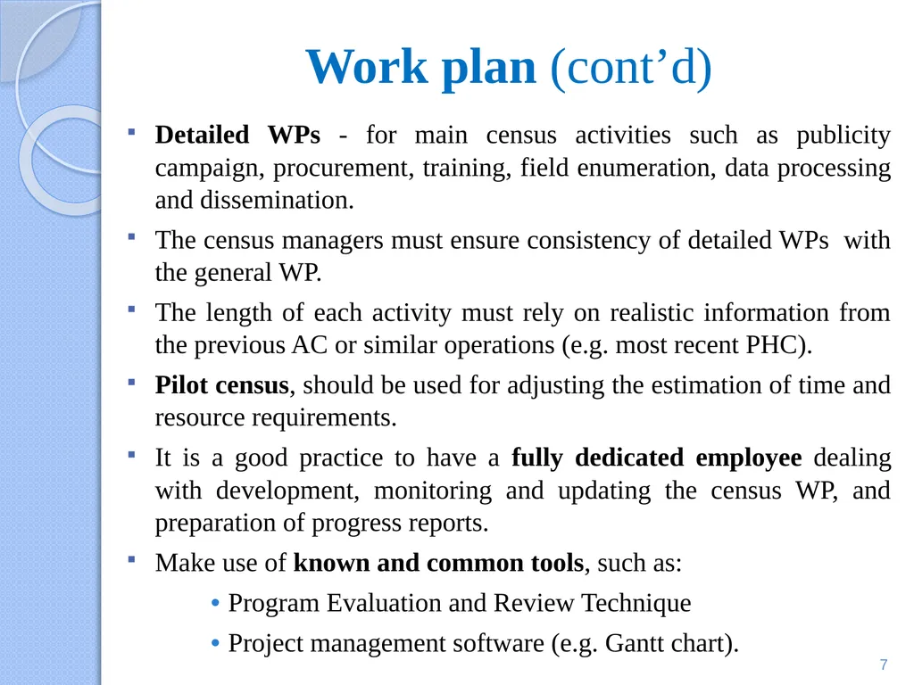 Eloi OUEDRAOGO Statistician, Agricultural Census - slide 7 of 33