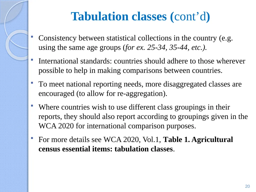 Eloi OUEDRAOGO Statistician, Agricultural Census - slide 20 of 33