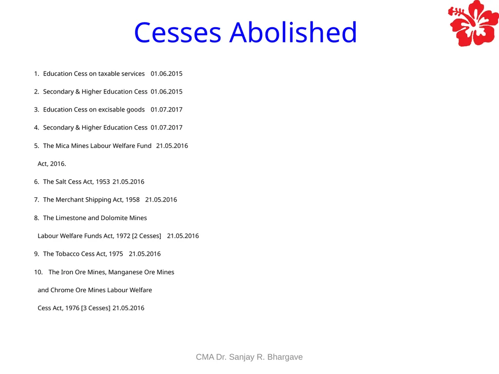 Compiled by CMA Dr. Sanjay R. Bhargave. Value - slide 7 of 23