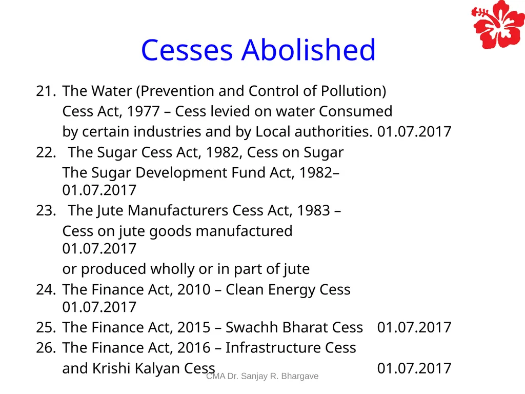 Compiled by CMA Dr. Sanjay R. Bhargave. Value - slide 9 of 23