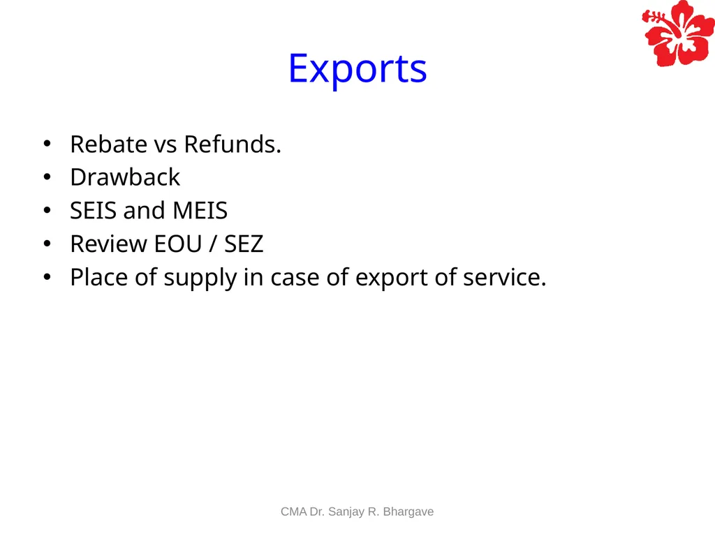 Compiled by CMA Dr. Sanjay R. Bhargave. Value - slide 20 of 23