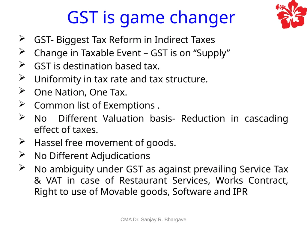 Compiled by CMA Dr. Sanjay R. Bhargave. Value - slide 10 of 23