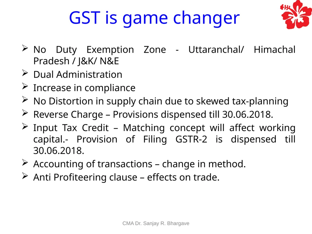 Compiled by CMA Dr. Sanjay R. Bhargave. Value - slide 11 of 23