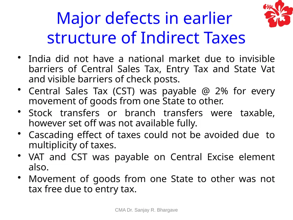 Compiled by CMA Dr. Sanjay R. Bhargave. Value - slide 3 of 23