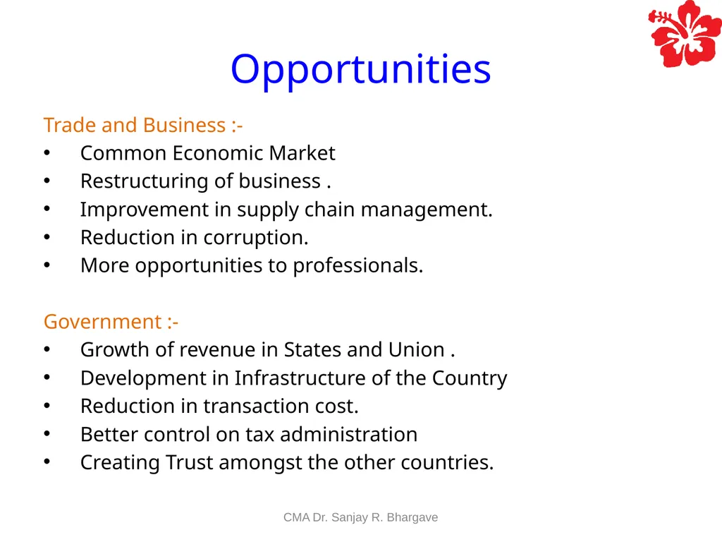 Compiled by CMA Dr. Sanjay R. Bhargave. Value - slide 12 of 23