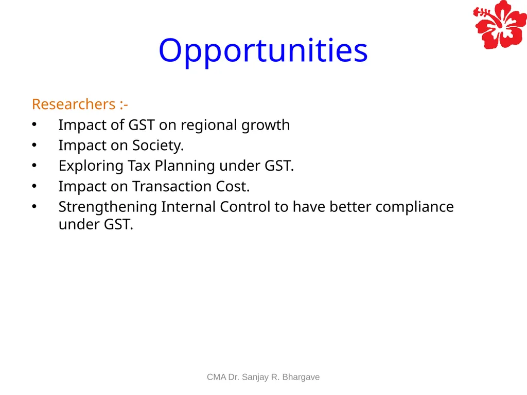 Compiled by CMA Dr. Sanjay R. Bhargave. Value - slide 13 of 23