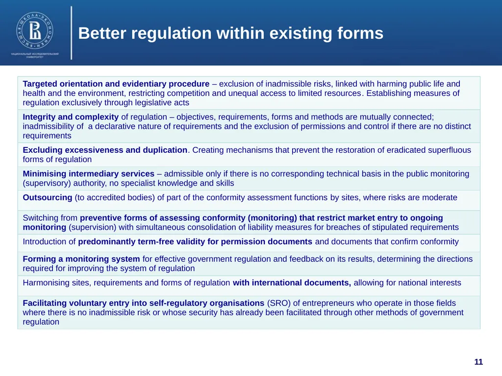 Public Administration Development in Russia: Major - slide 11 of 19