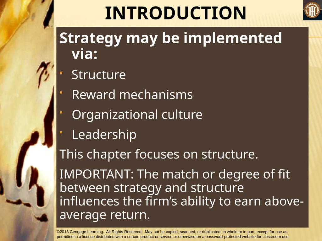 PART 3: STRATEGIC ACTIONS: STRATEGY IMPLEMENTATION - slide 8 of 70