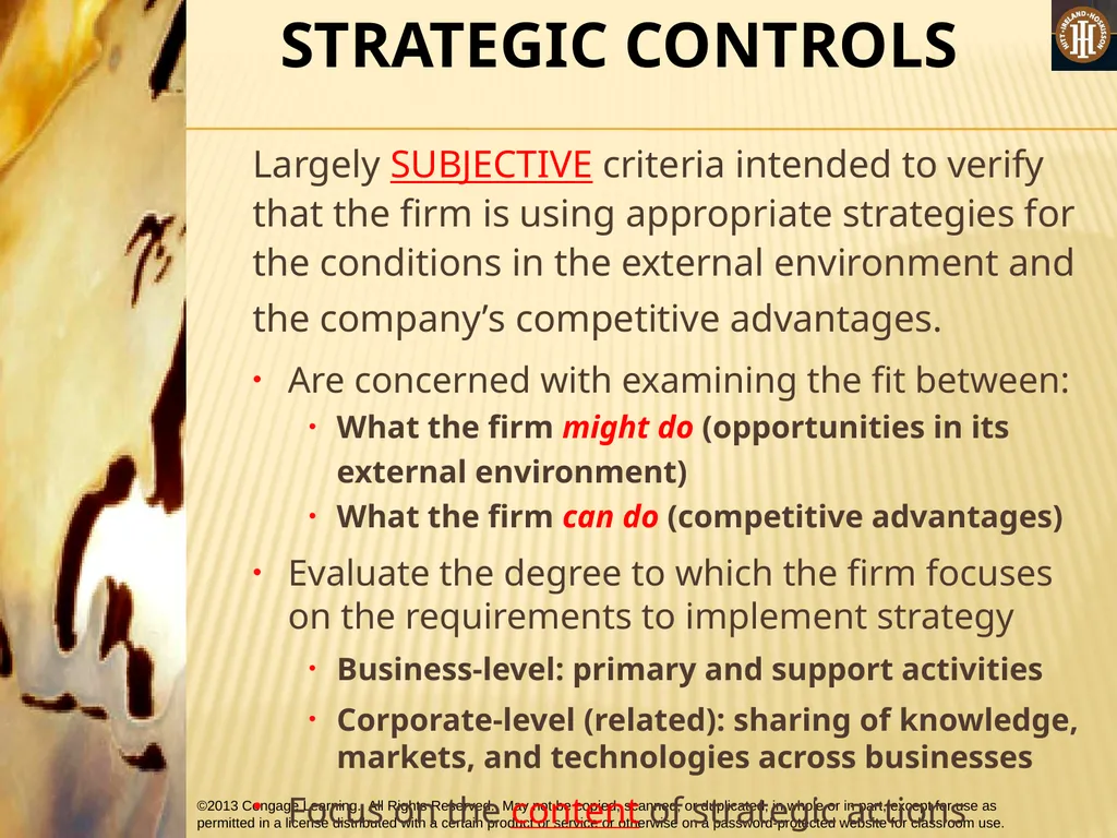 PART 3: STRATEGIC ACTIONS: STRATEGY IMPLEMENTATION - slide 14 of 70