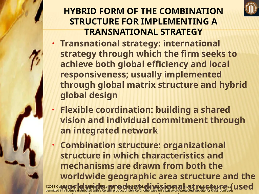 PART 3: STRATEGIC ACTIONS: STRATEGY IMPLEMENTATION - slide 61 of 70