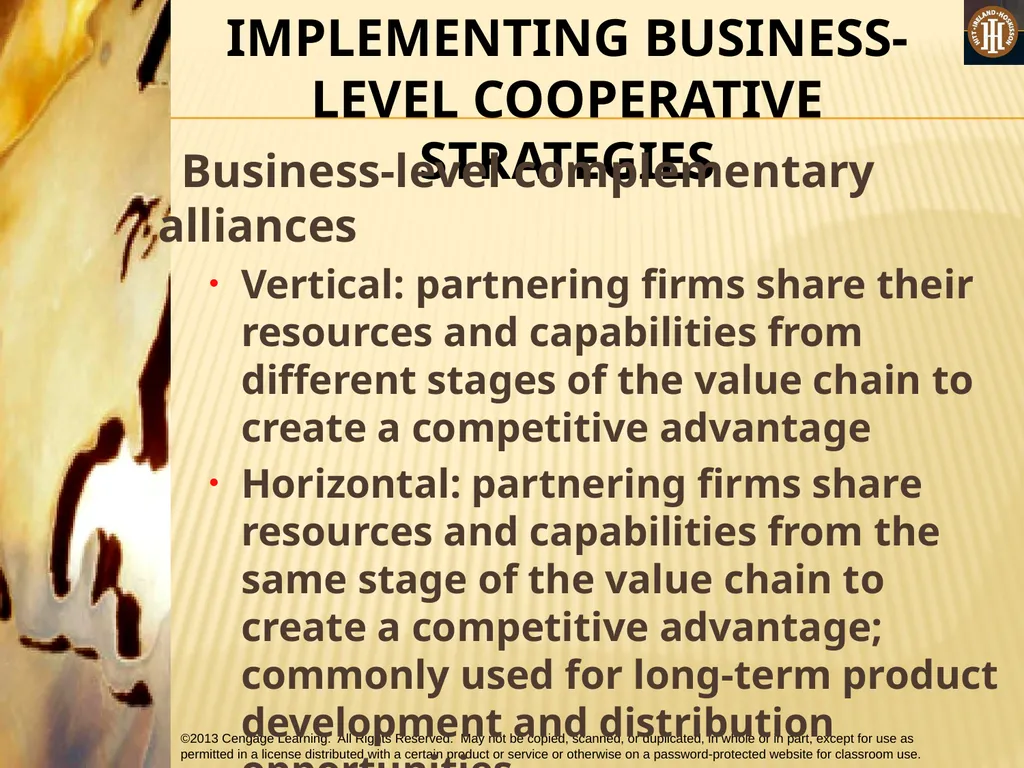 PART 3: STRATEGIC ACTIONS: STRATEGY IMPLEMENTATION - slide 66 of 70