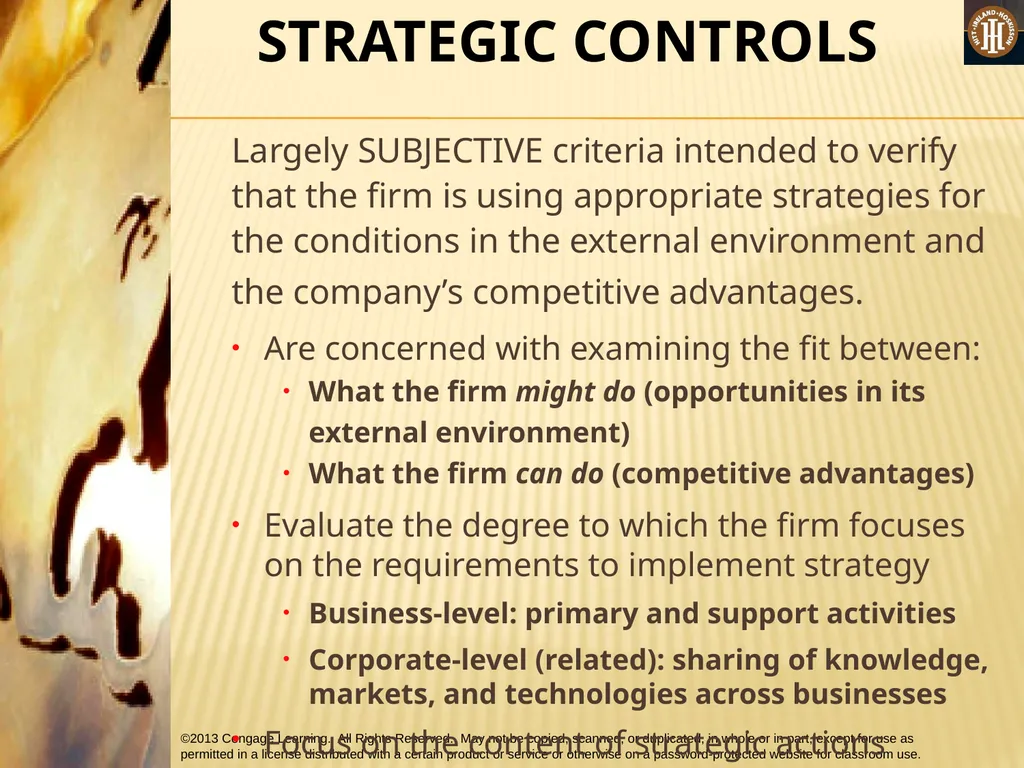 PART 3: STRATEGIC ACTIONS: STRATEGY IMPLEMENTATION - slide 14 of 70