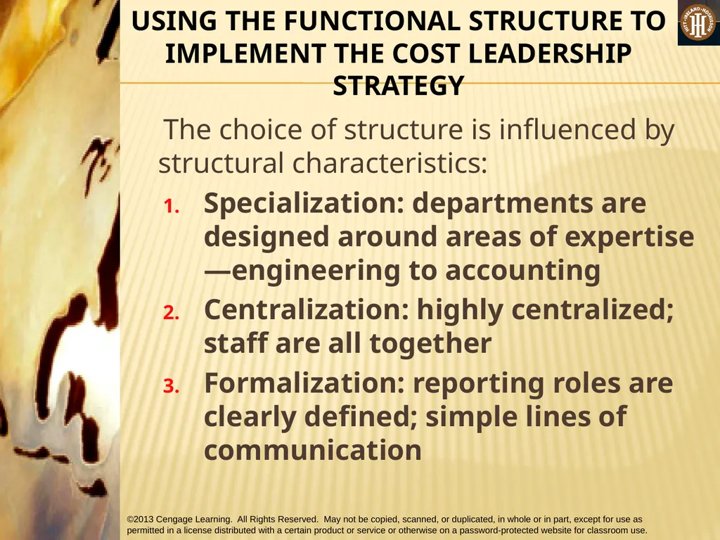 PART 3: STRATEGIC ACTIONS: STRATEGY IMPLEMENTATION - slide 30 of 70