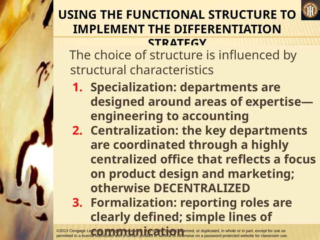 PART 3: STRATEGIC ACTIONS: STRATEGY IMPLEMENTATION - slide 35 of 70
